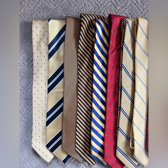 Bundle of 16 Men’s Ties Brooks Brothers Izod Ralph Lauren Nautica - Picture 2 of 5